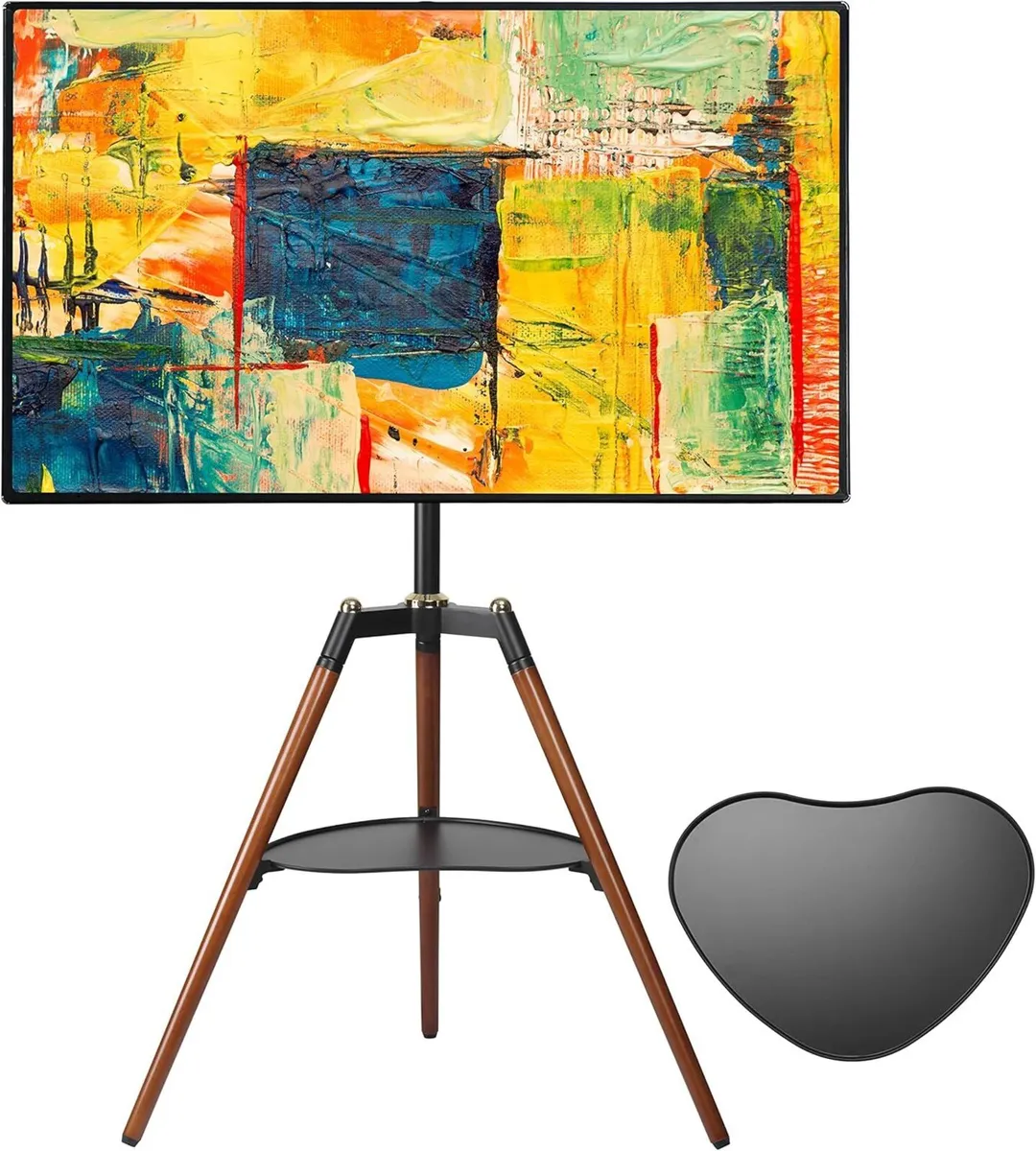 Tripod Easel TV Stand for 32-65 Inch Television - Image 1
