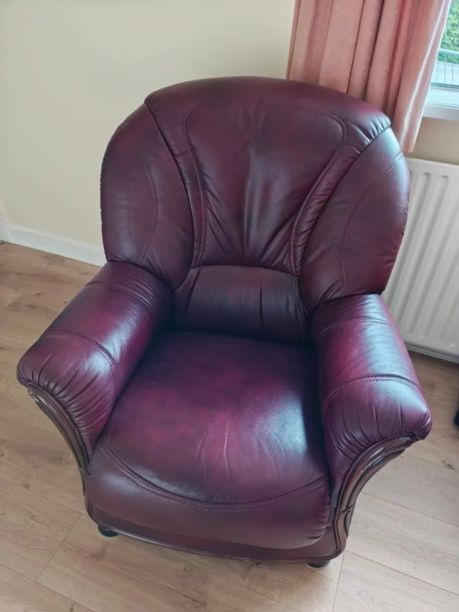 Armchair beautiful leather