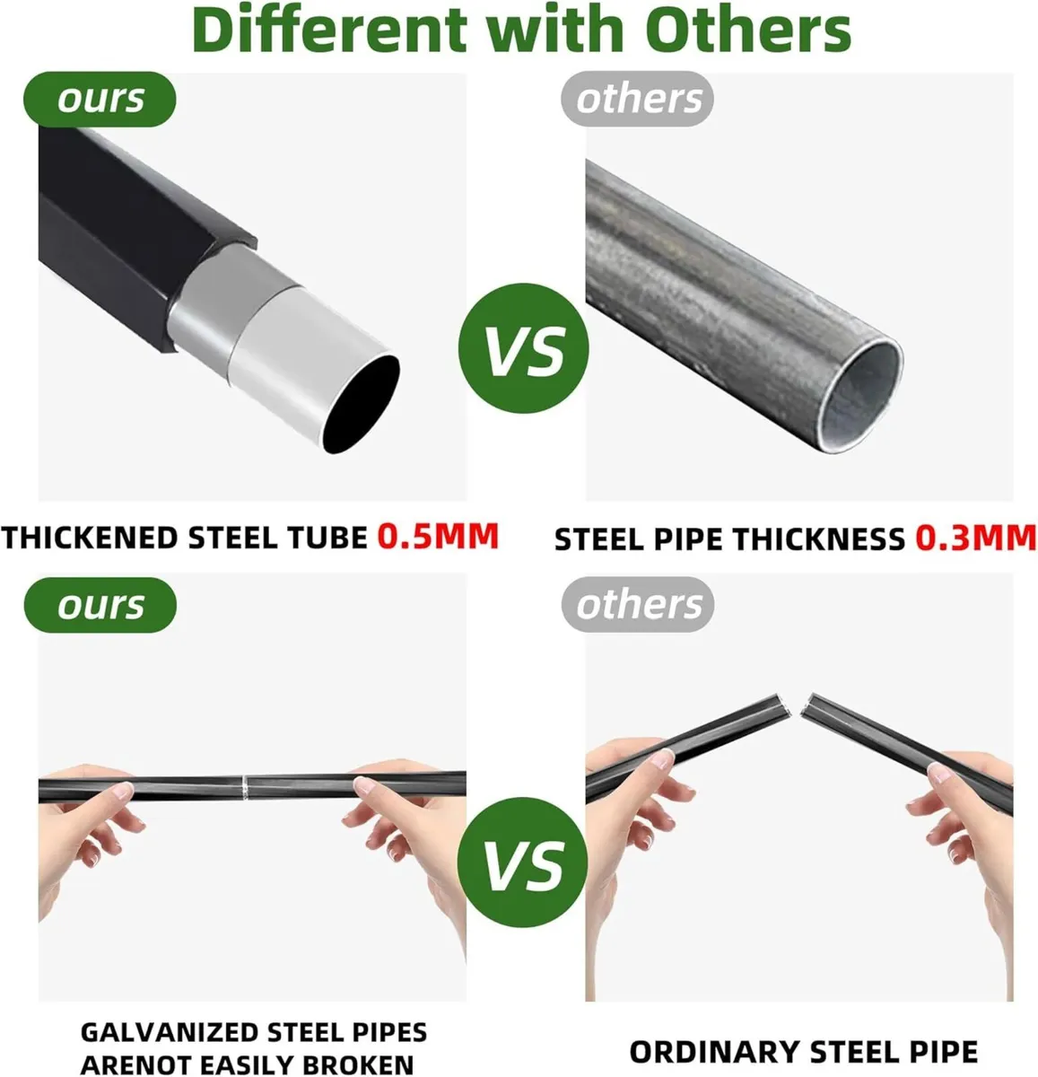 Metal Garden Arch with 20mm Thickened Galvanized - Image 3