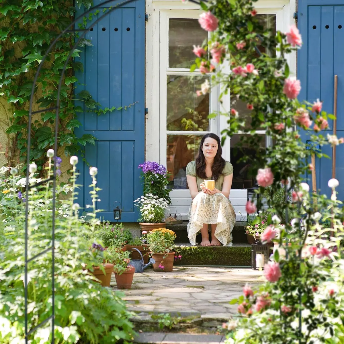 6x Metal Rose Arch Growth Support for Climbing - Image 4