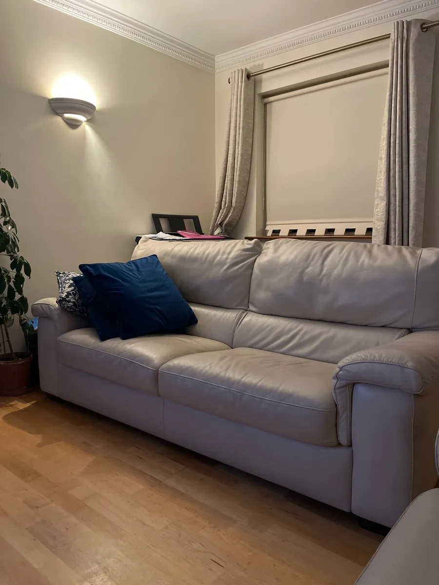 Italian leather sofa