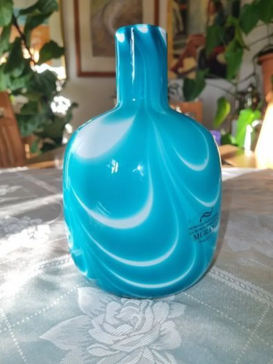 Murano blue vase - Image 4