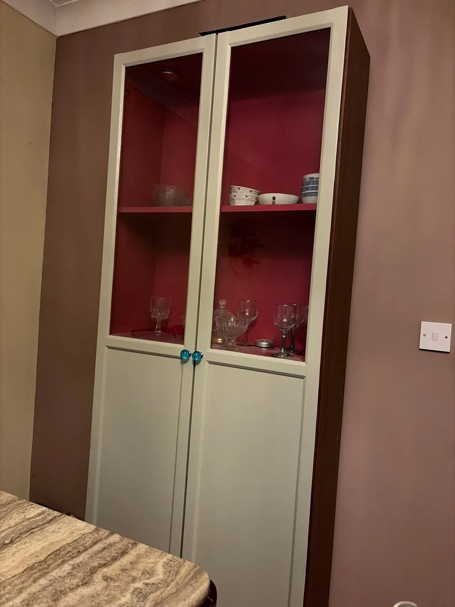 Sage green cabinet - Image 1