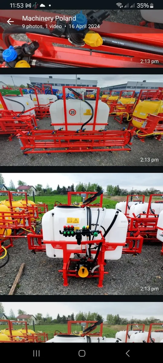 600 litres lisicki sprayer/fertiliser spreader - Image 4