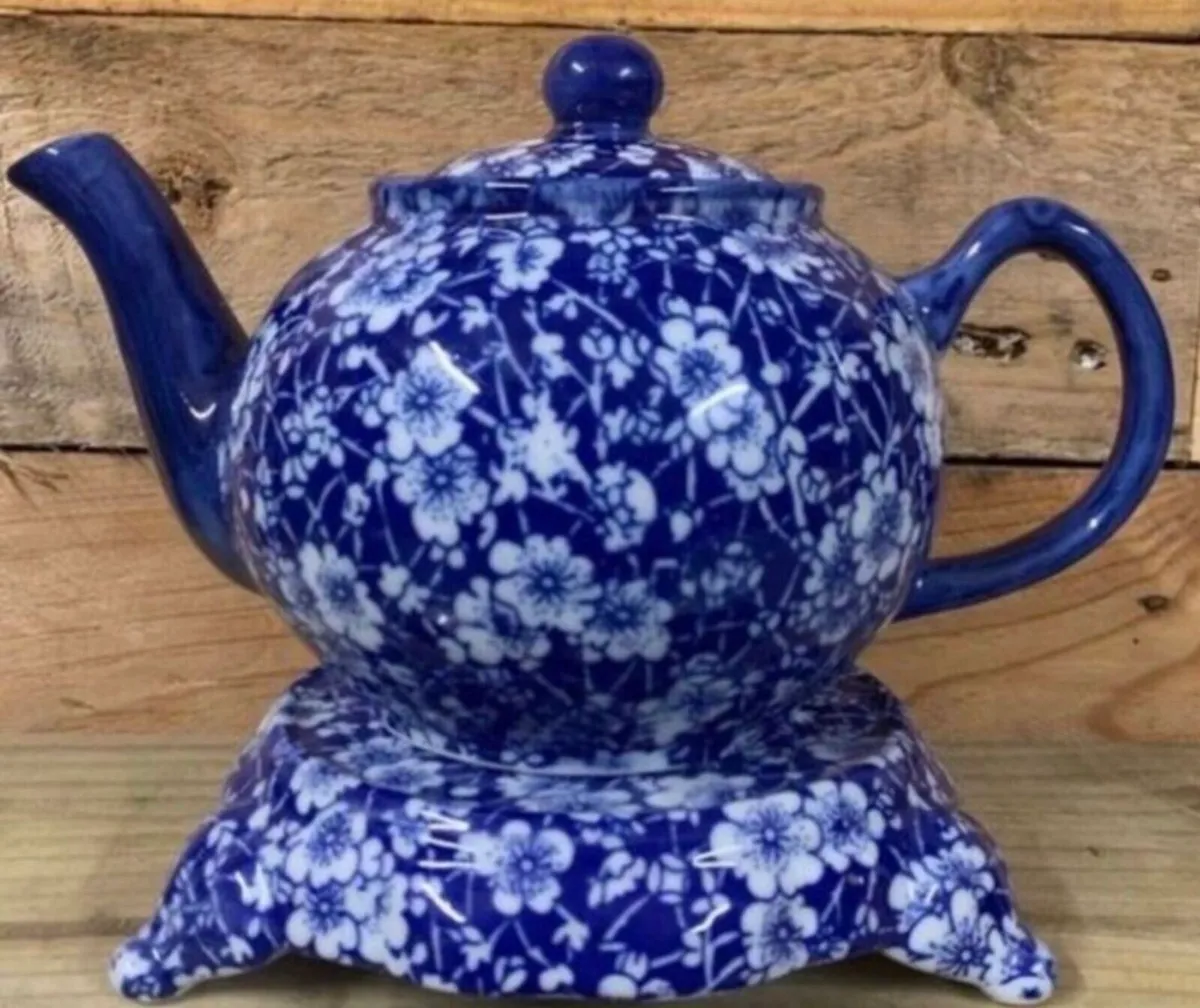 1920s teapot and trivet stand - Image 1