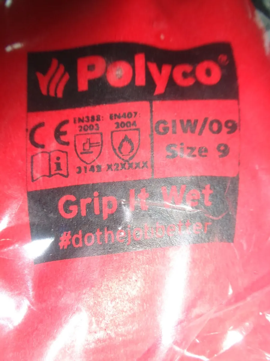 Polyco Grip it Wet Gloves x 3 for Sale - Image 4