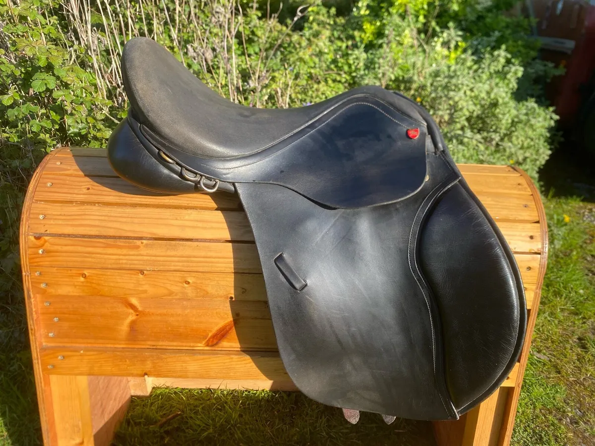Sturgess 17” WIDE working hunter saddle - Image 1