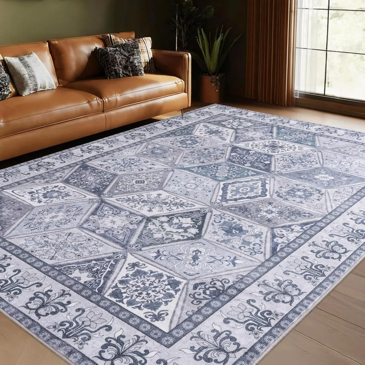 Vintage Area Rugs for Bedroom 160x230 cm Retro - Image 2