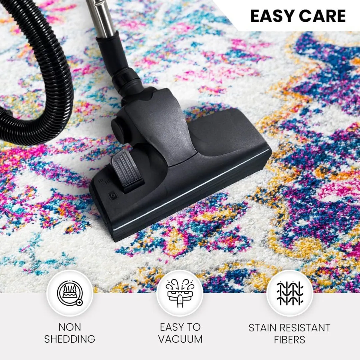 Lou Asmara Vintage Rug for Living Room Dining - Image 2