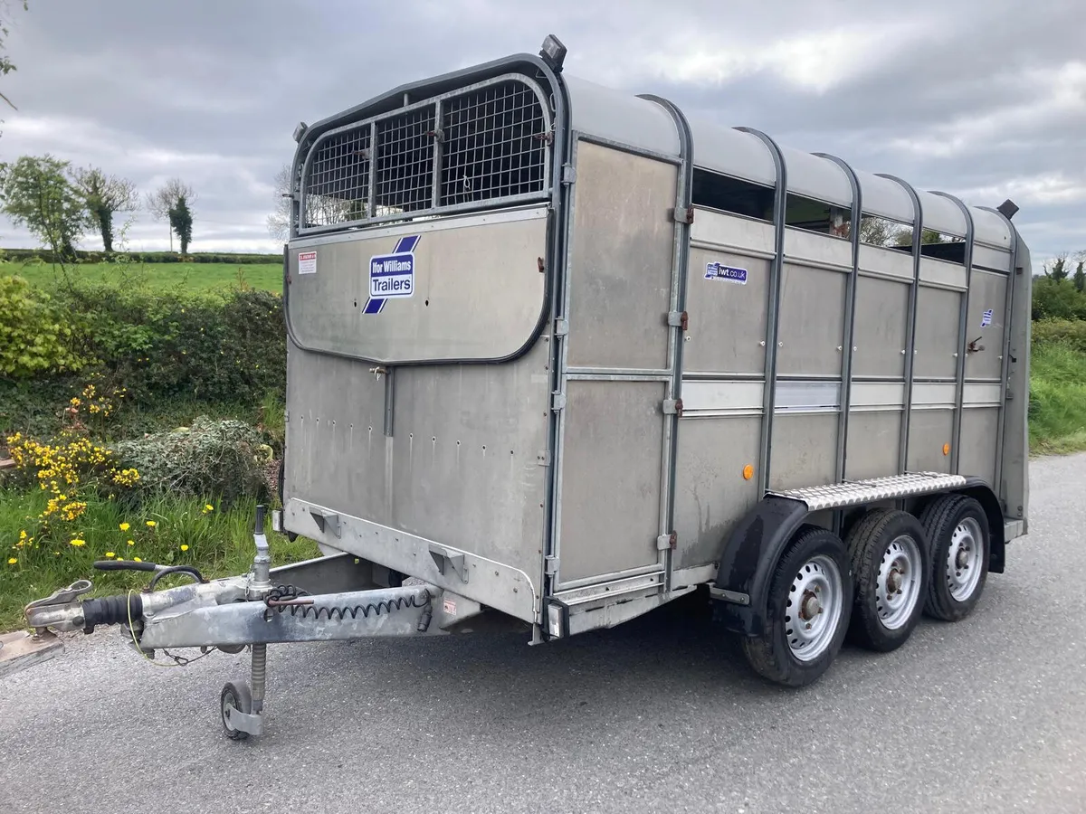 2014 Ifor Williams TA510 12ft Cattle Trailer - Image 1
