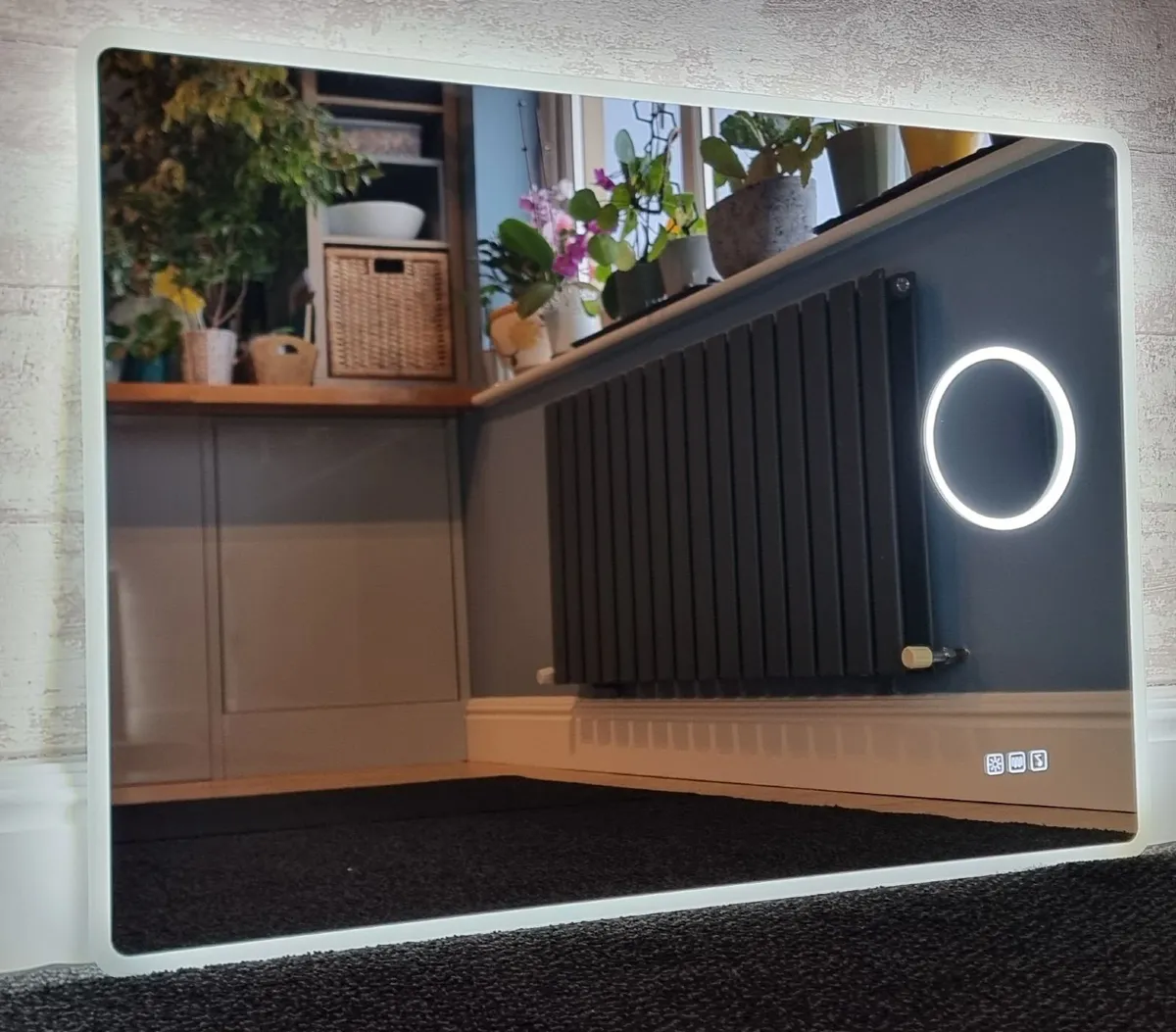 LED Bathroom Mirror 100x70cm or 70x100cm Bluetooth - Image 3