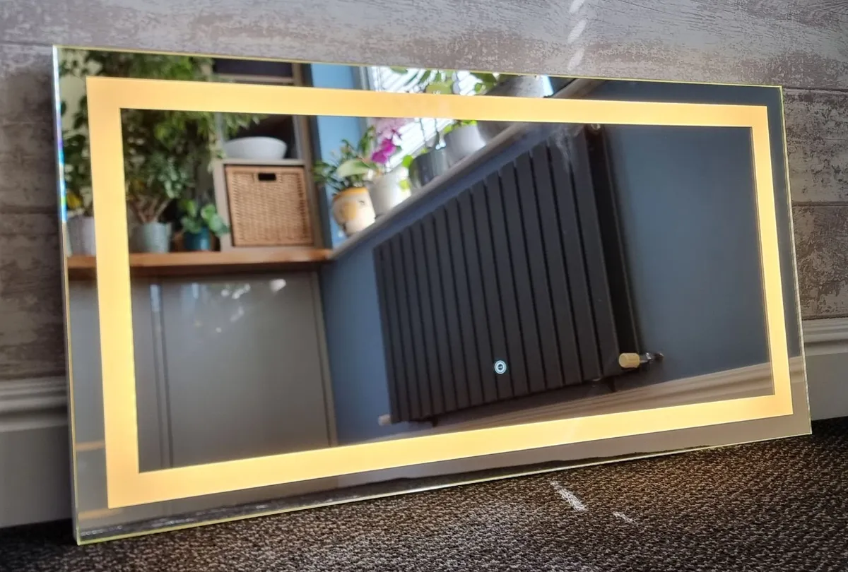 LED Bathroom Mirror 100x50cm Horizontal Vertical - Image 4
