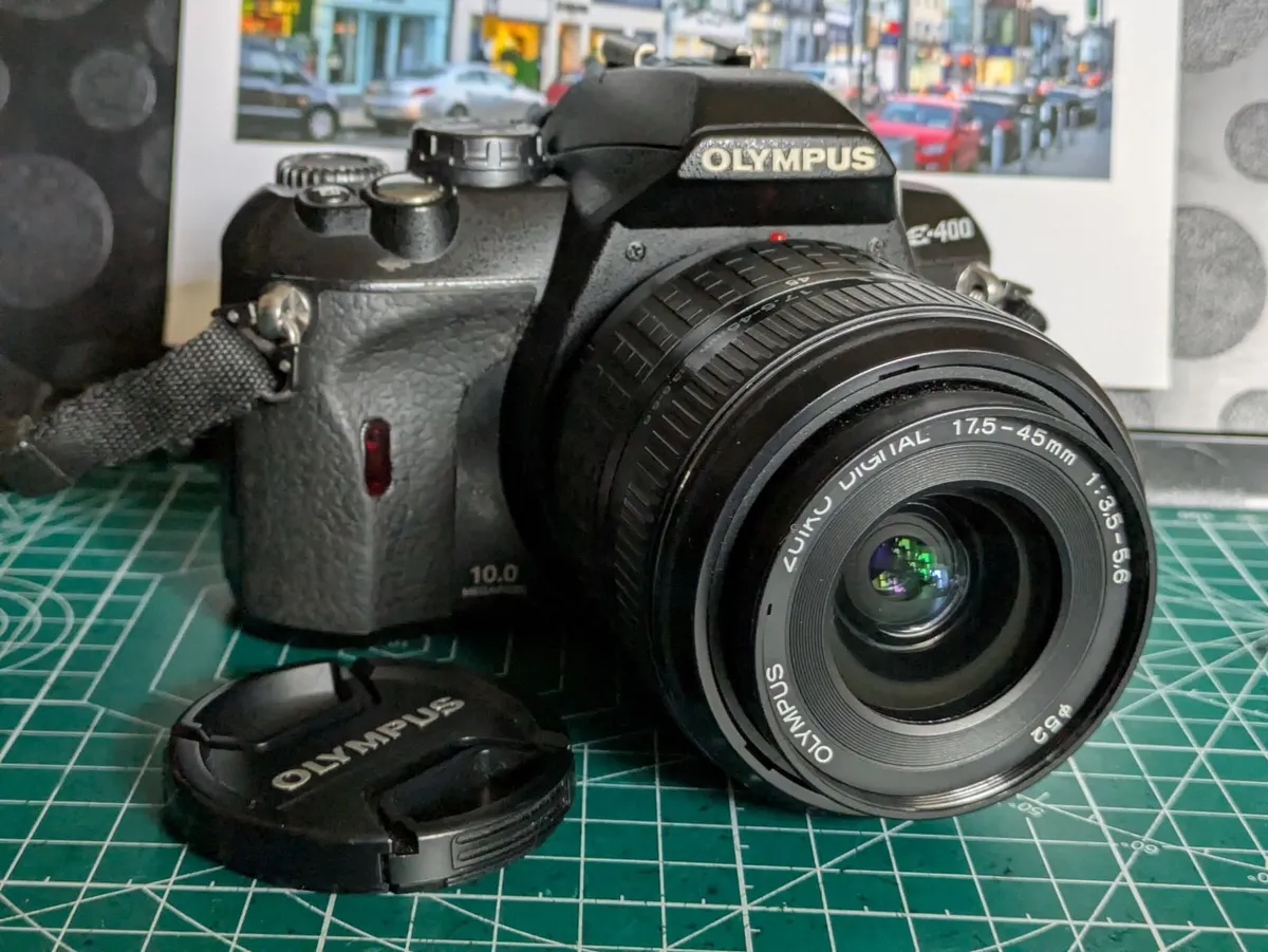 Olympus E-400 Kodak CCD🌈🎞️sensor DSLR camera - Image 4