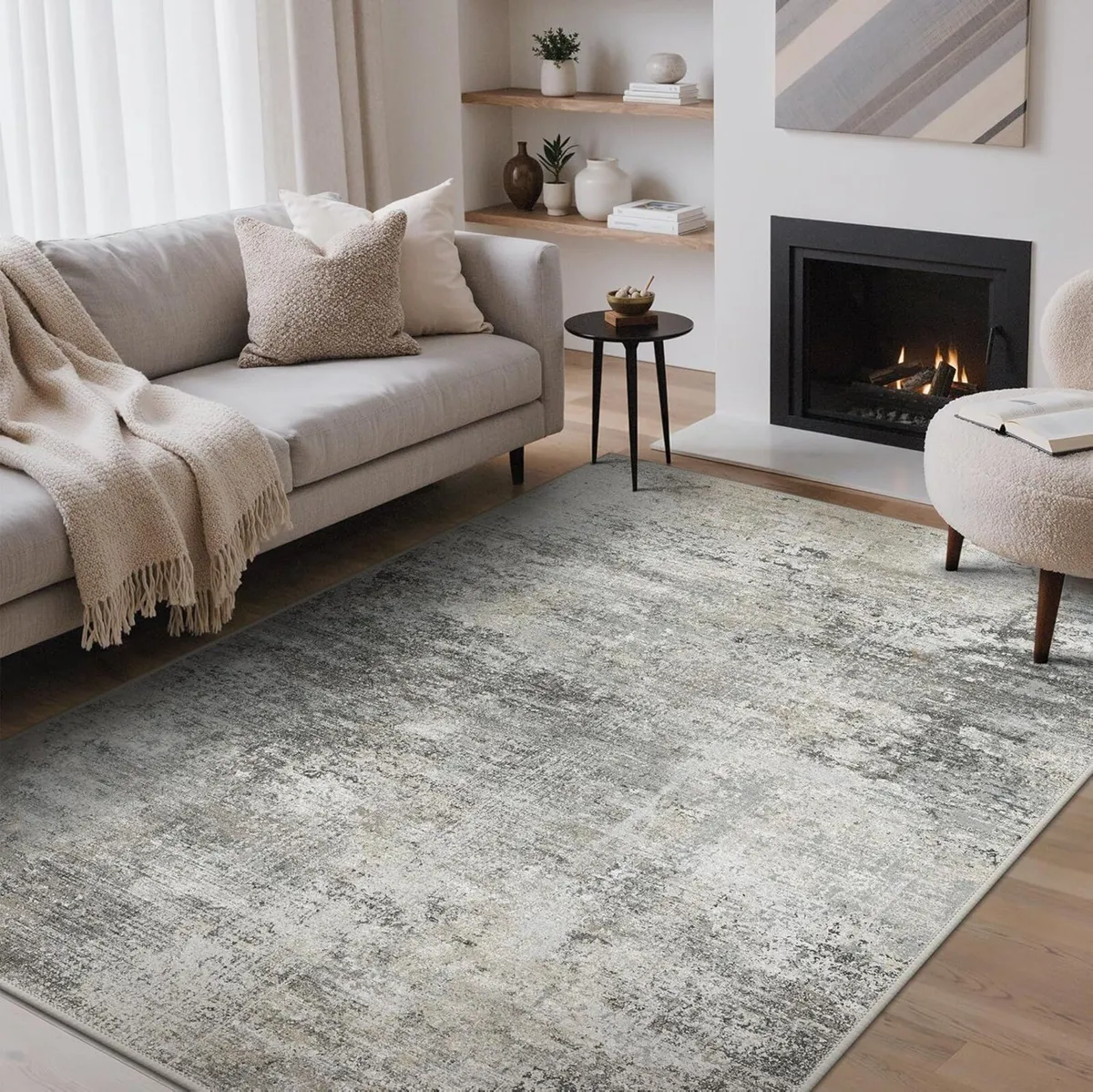 Large Washable Rugs Living Room 160x230cm - Image 1
