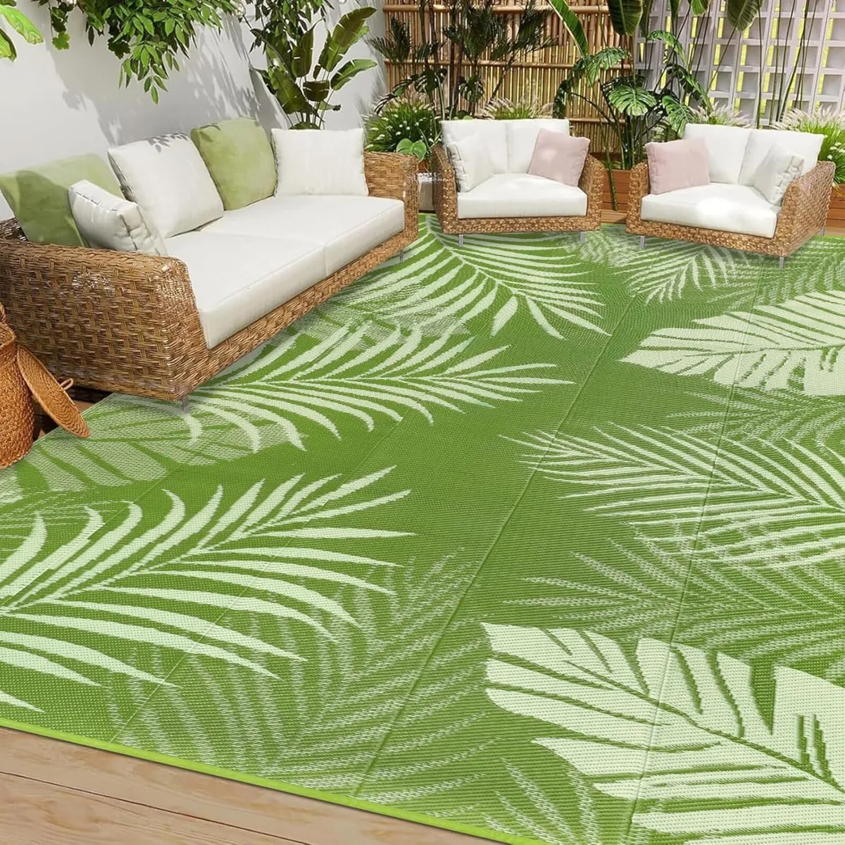 Outdoor Rugs for Garden Waterproof 245x305cm - Image 1
