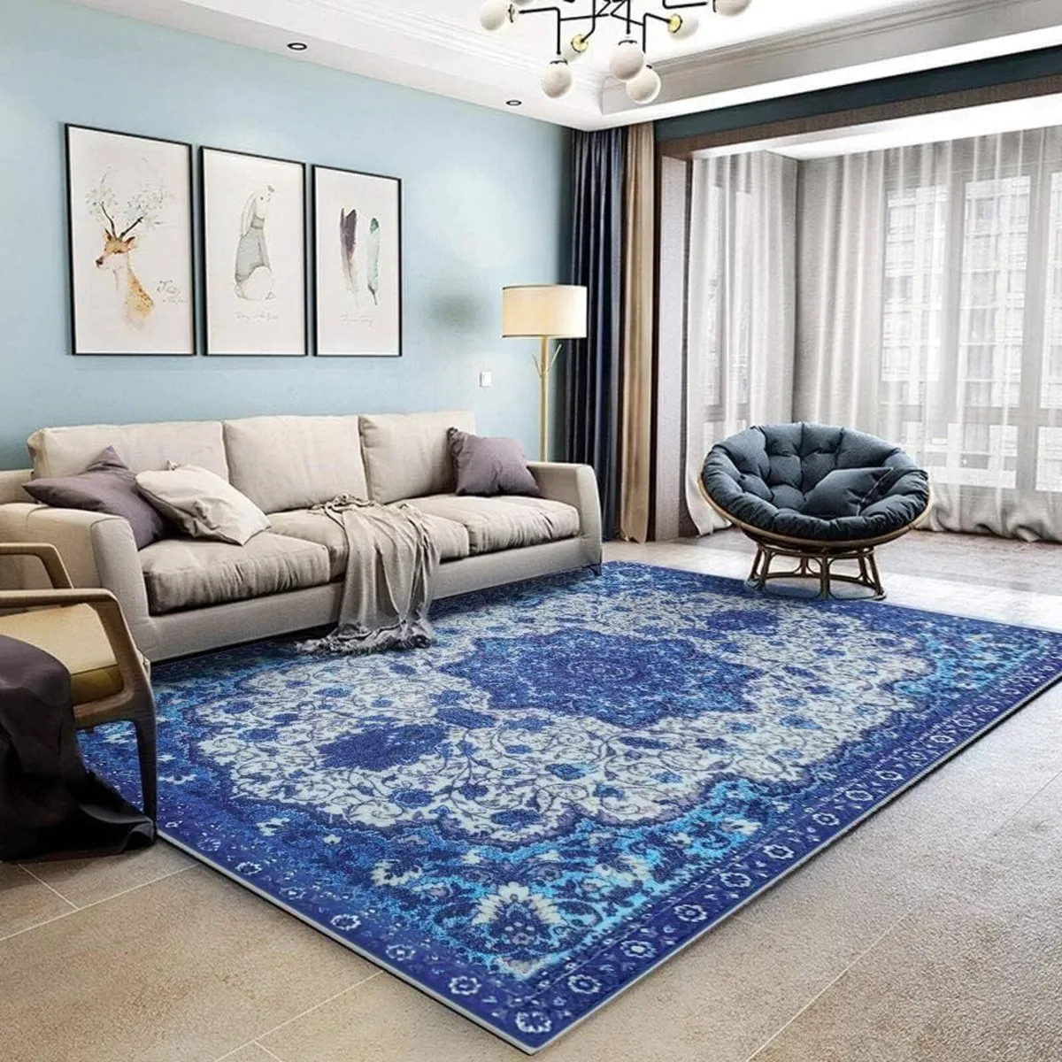 Area Rugs Modern Style Rug Artistic Traditional - Image 1