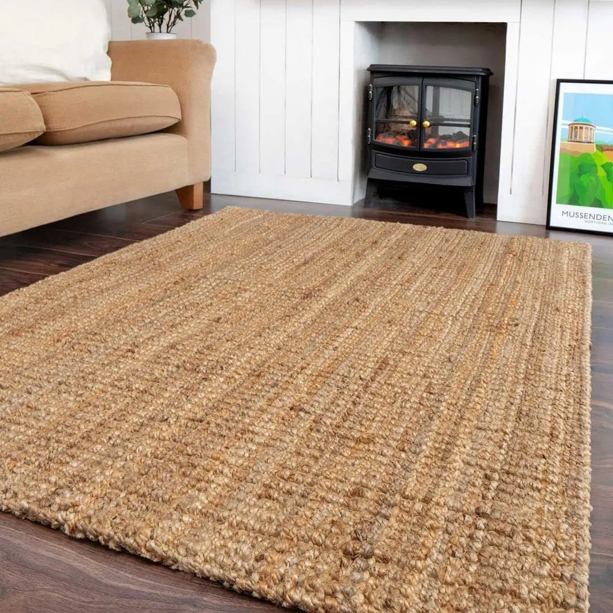 Natural Sisal Brown Woven Rustic Sustainable Jute - Image 3