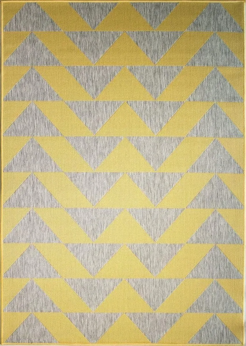 Habitat Yellow Ochre Grey Geometric Modern - Image 3