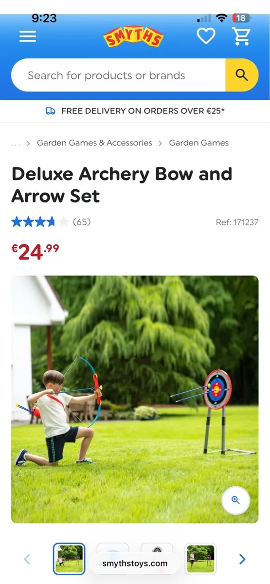 Bow arrow set