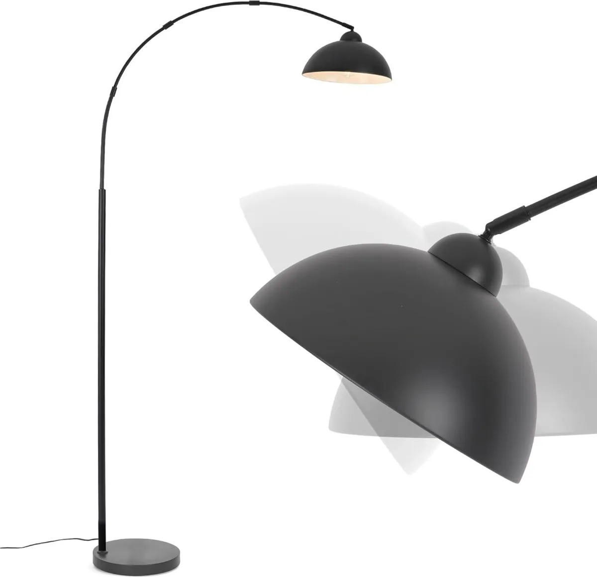 Arc Floor Lamp for Living Room 204cm 5-Minute - Image 1