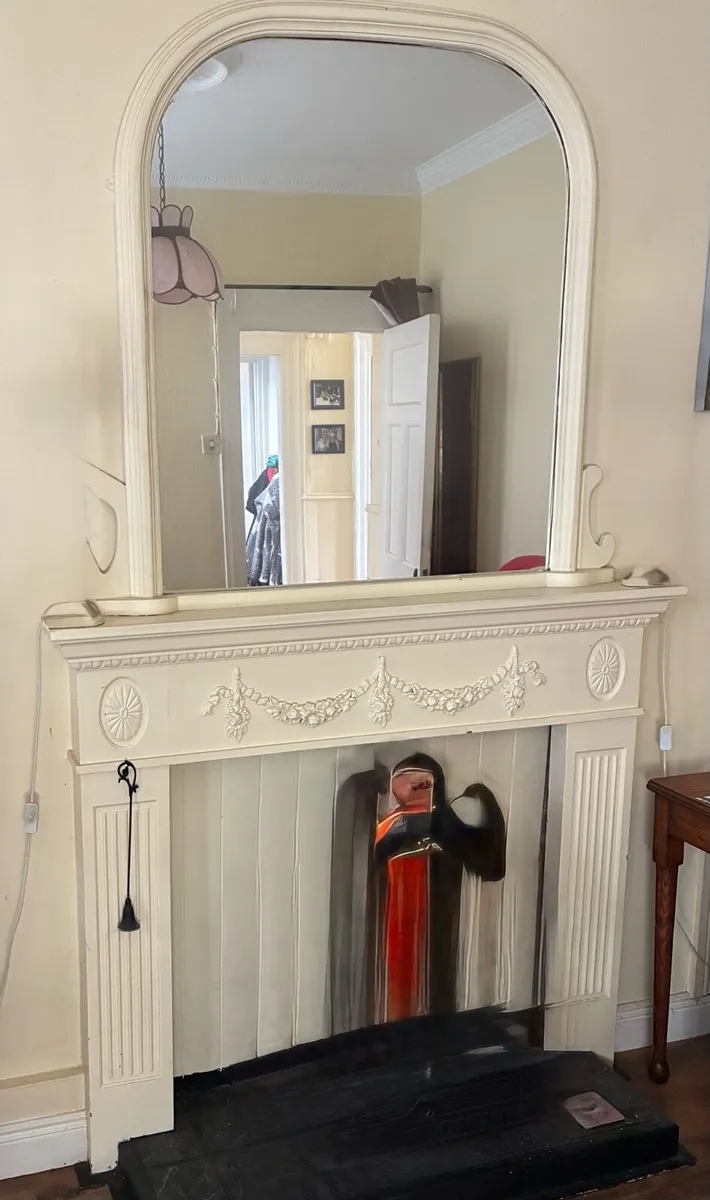 Fire place Surround and Mirror - Image 1