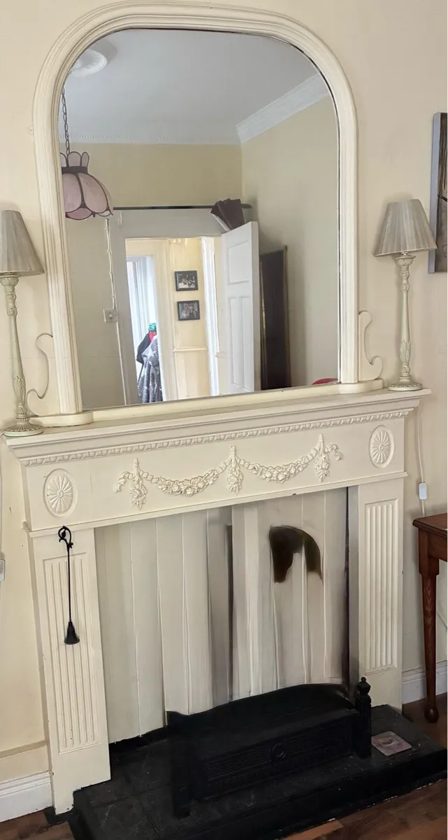 Fire place Surround and Mirror - Image 2