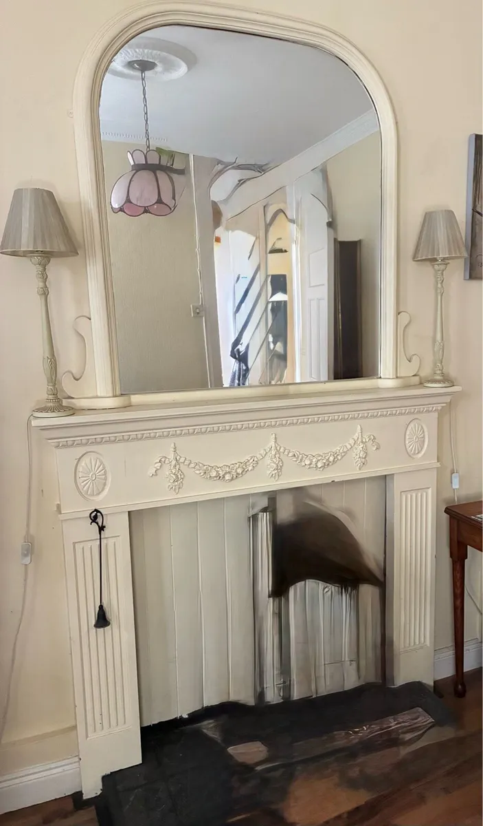 Fire place Surround and Mirror - Image 3
