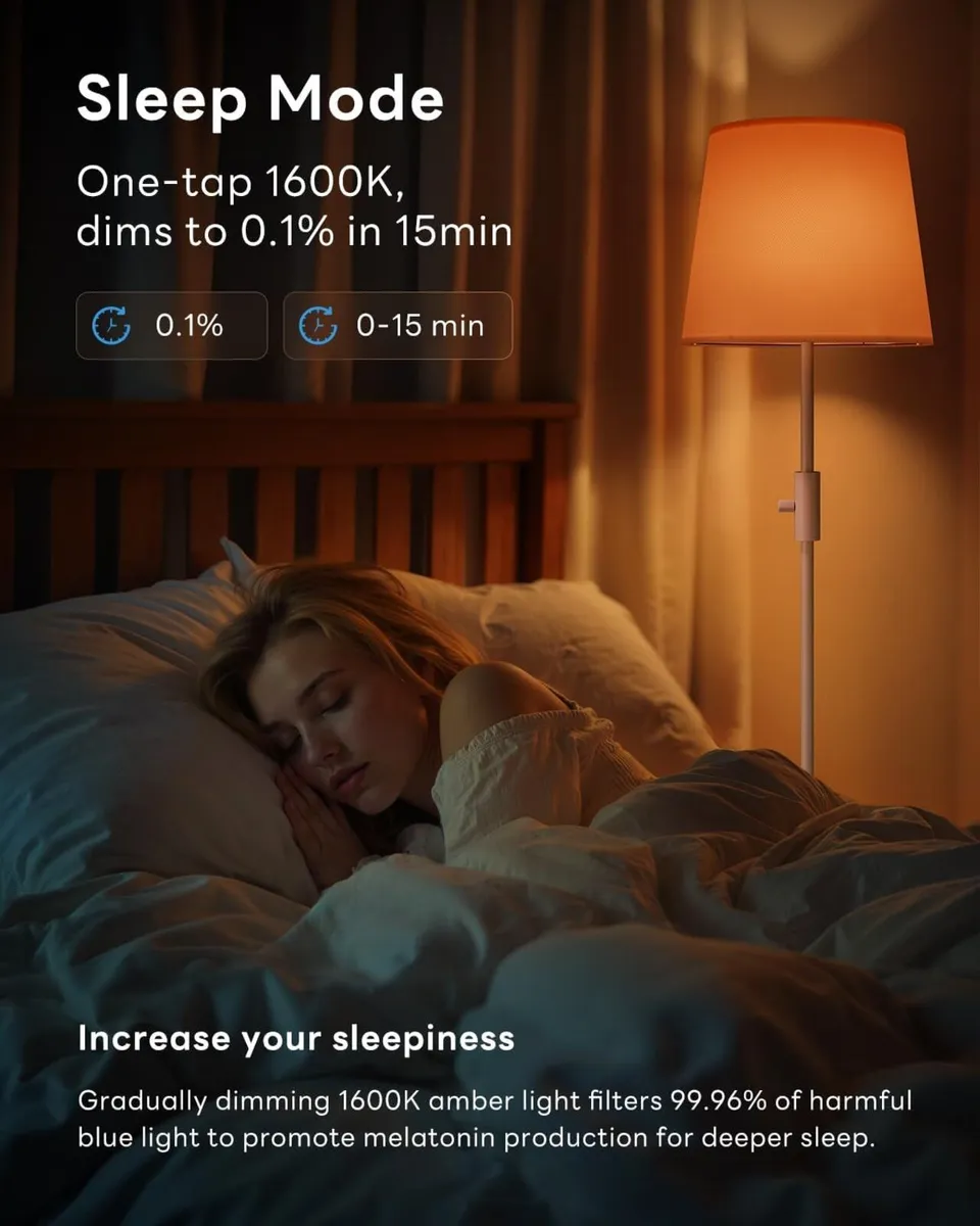 LED Floor Lamp for Living Room Dimmable Standing - Image 3