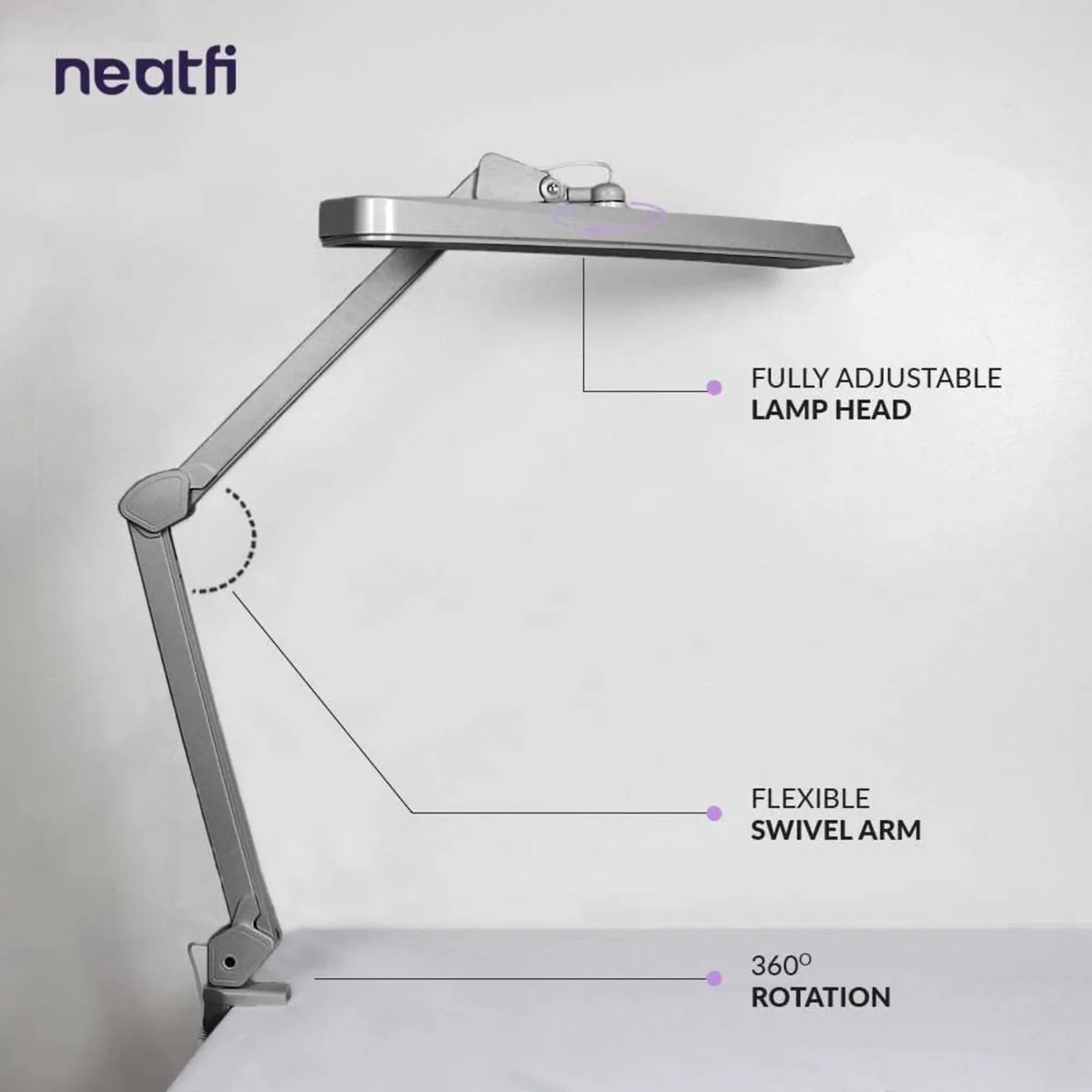 XL 2 500 Lumens 30W LED Task Lamp for Manicure - Image 4