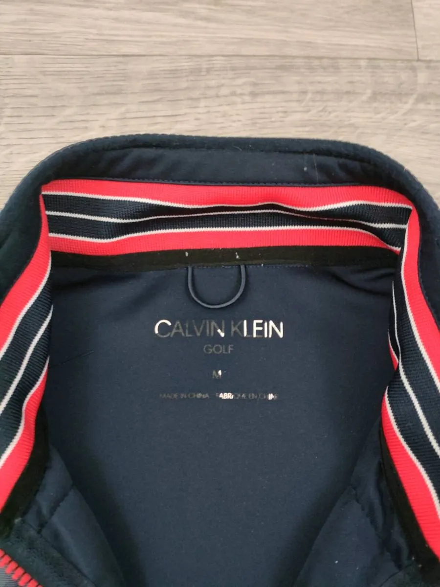 CK Calvin Klein Golf Half Zip Jacket Top Mens M - Image 4