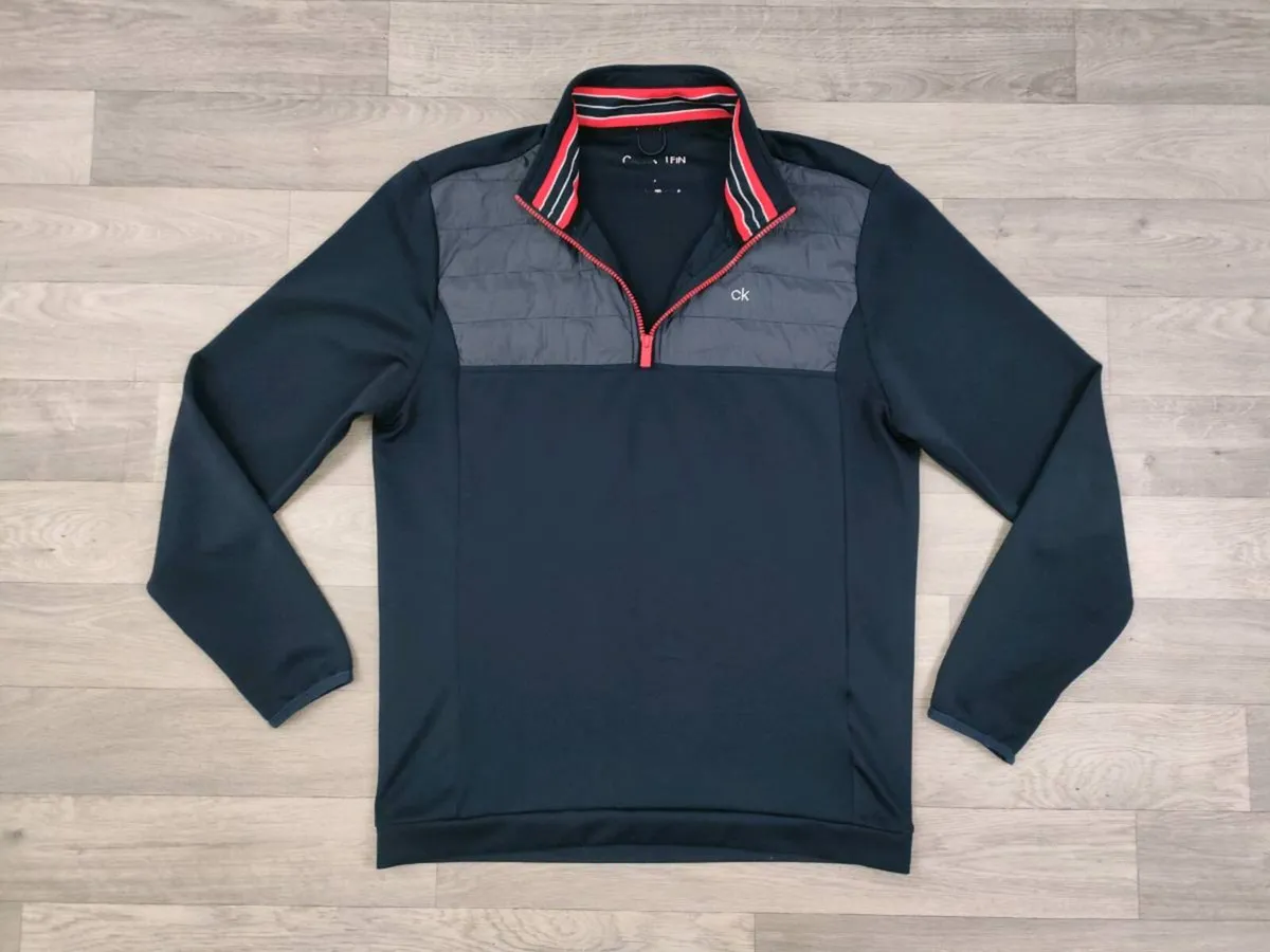 CK Calvin Klein Golf Half Zip Jacket Top Mens M - Image 1