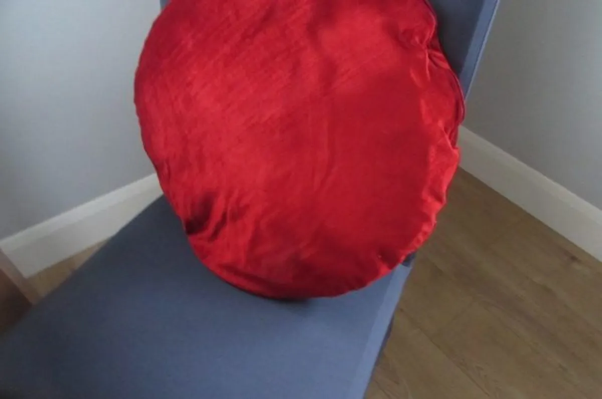 Circular Velour Cushion for Sale - Image 1