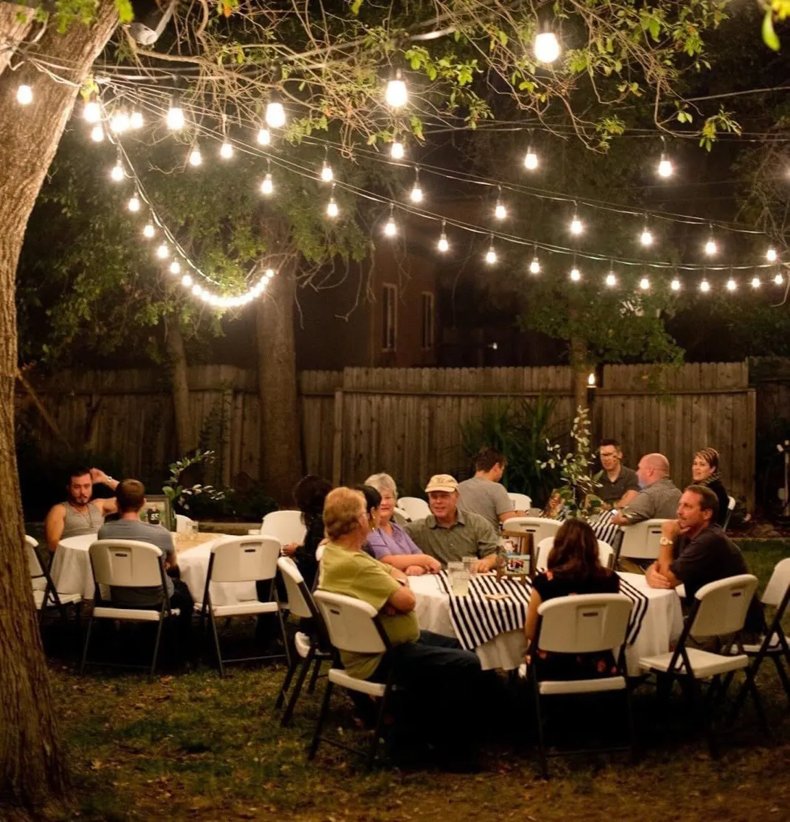 98FT Outdoor String Lights Mains Powered 32 Pcs - Image 2