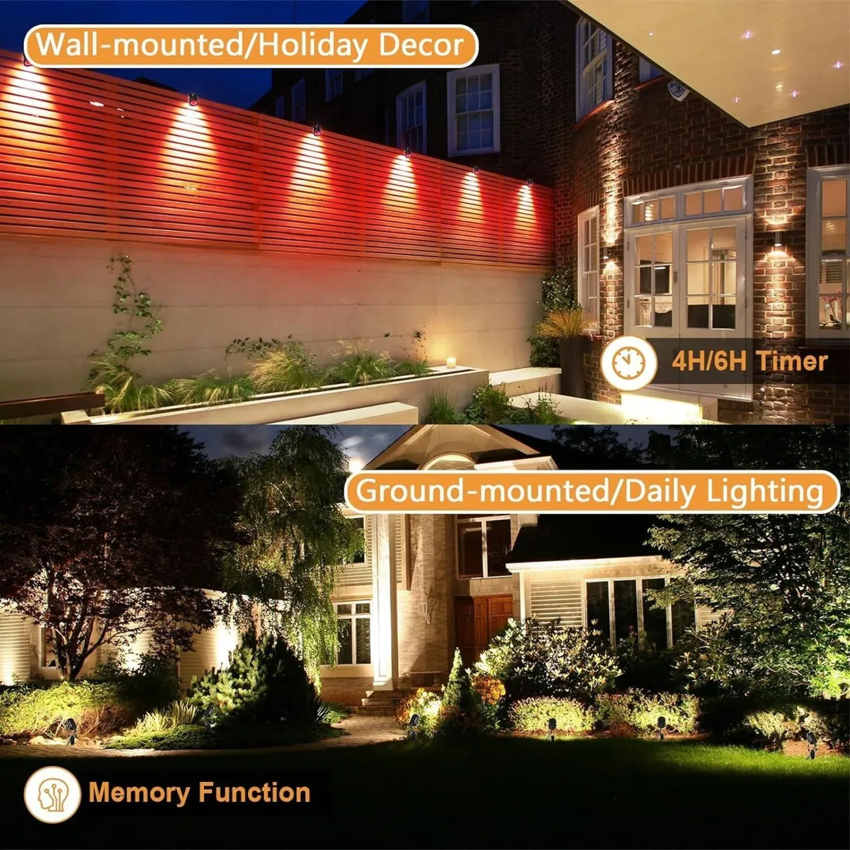 Garden Spotlights Mains Color Changing Outdoor - Image 4