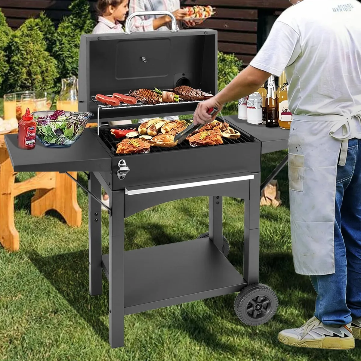 Portable BBQ Barbecue Grill Outdoor Compact - Image 2
