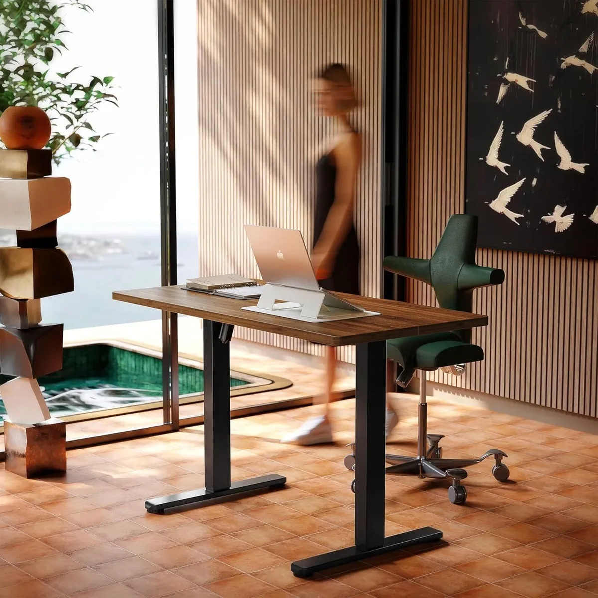 120 cm Electric Standing Desk Adjustable Height 4 - Image 2