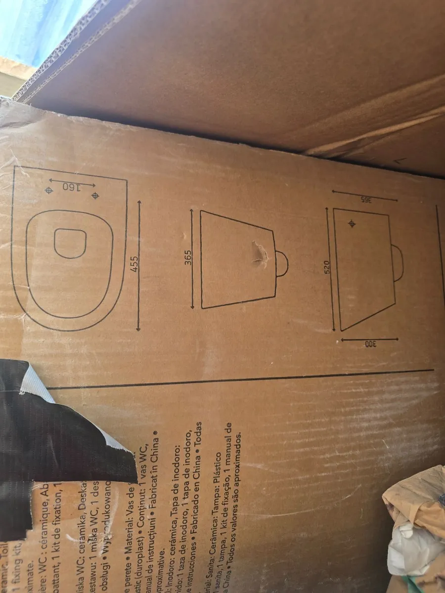 Grohe ( Germany) wall hang toilet. - Image 4