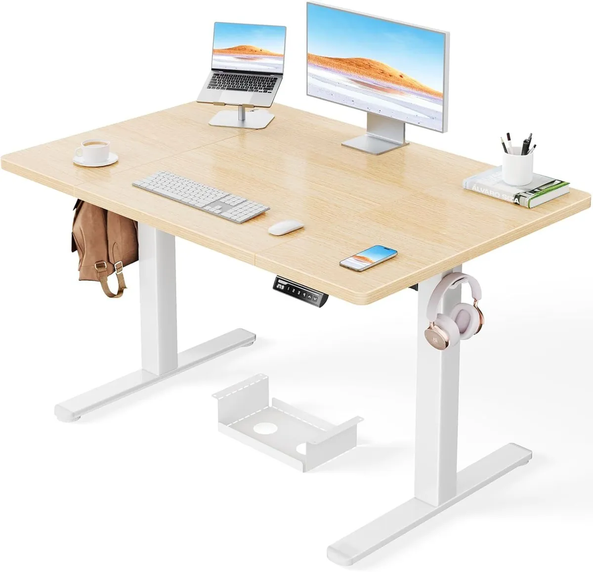Electric Standing Desk-120 x 80 cm-100kg Load - Image 1