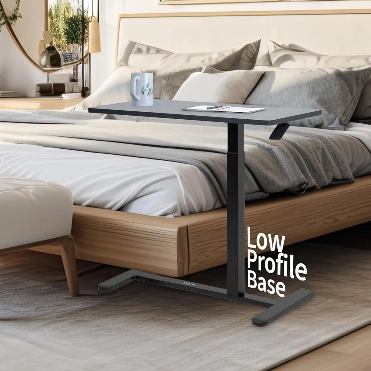 Mobile Side Table 81 x 41 cm for Sofa Height - Image 4