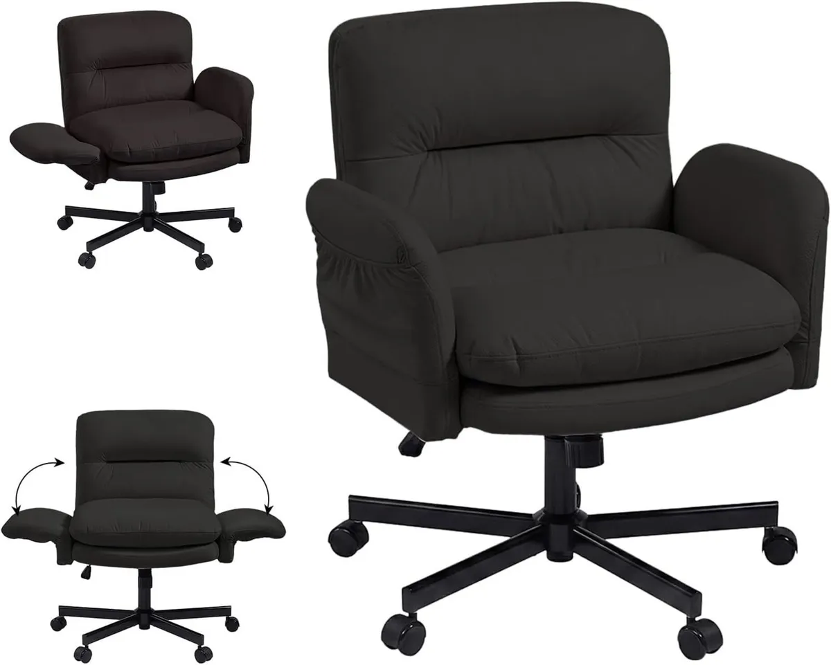 Ergonomic Cross Office Chair Flip-Up Armrests - Image 1