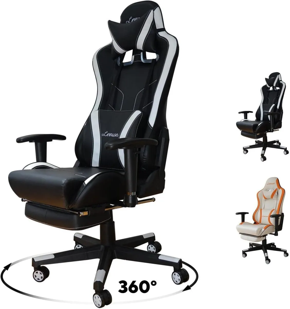 Gaming Chair for Adult Lumbar Support Height - Image 1