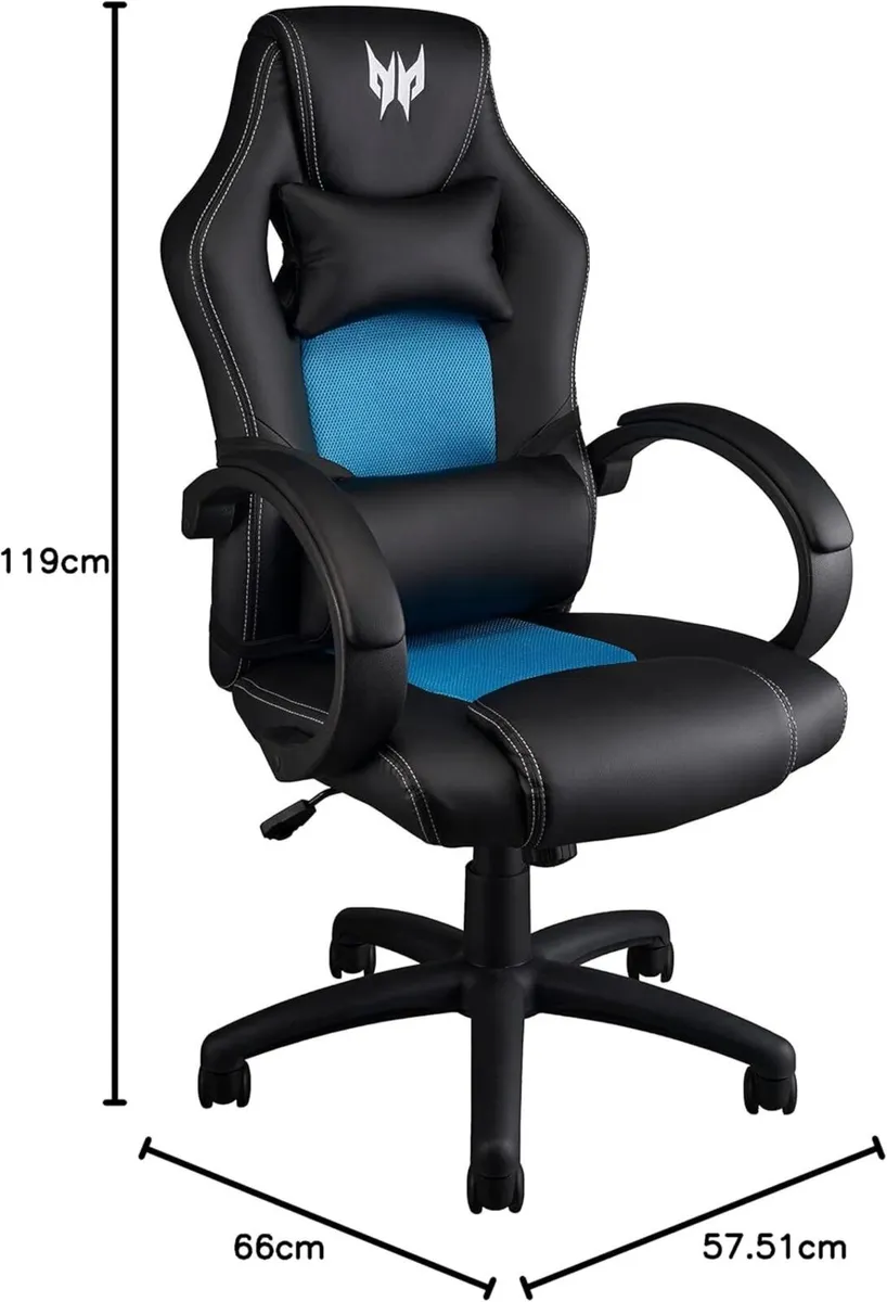 Predator Rift Essential Gaming Chair (Armrests - Image 3