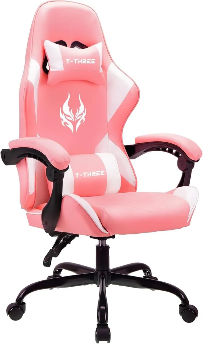 Ergonomic high-back gaming computer office study - Image 1