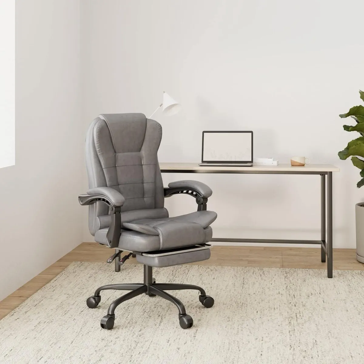 Office Chair Massage with Footrest for Home Desk - Image 2