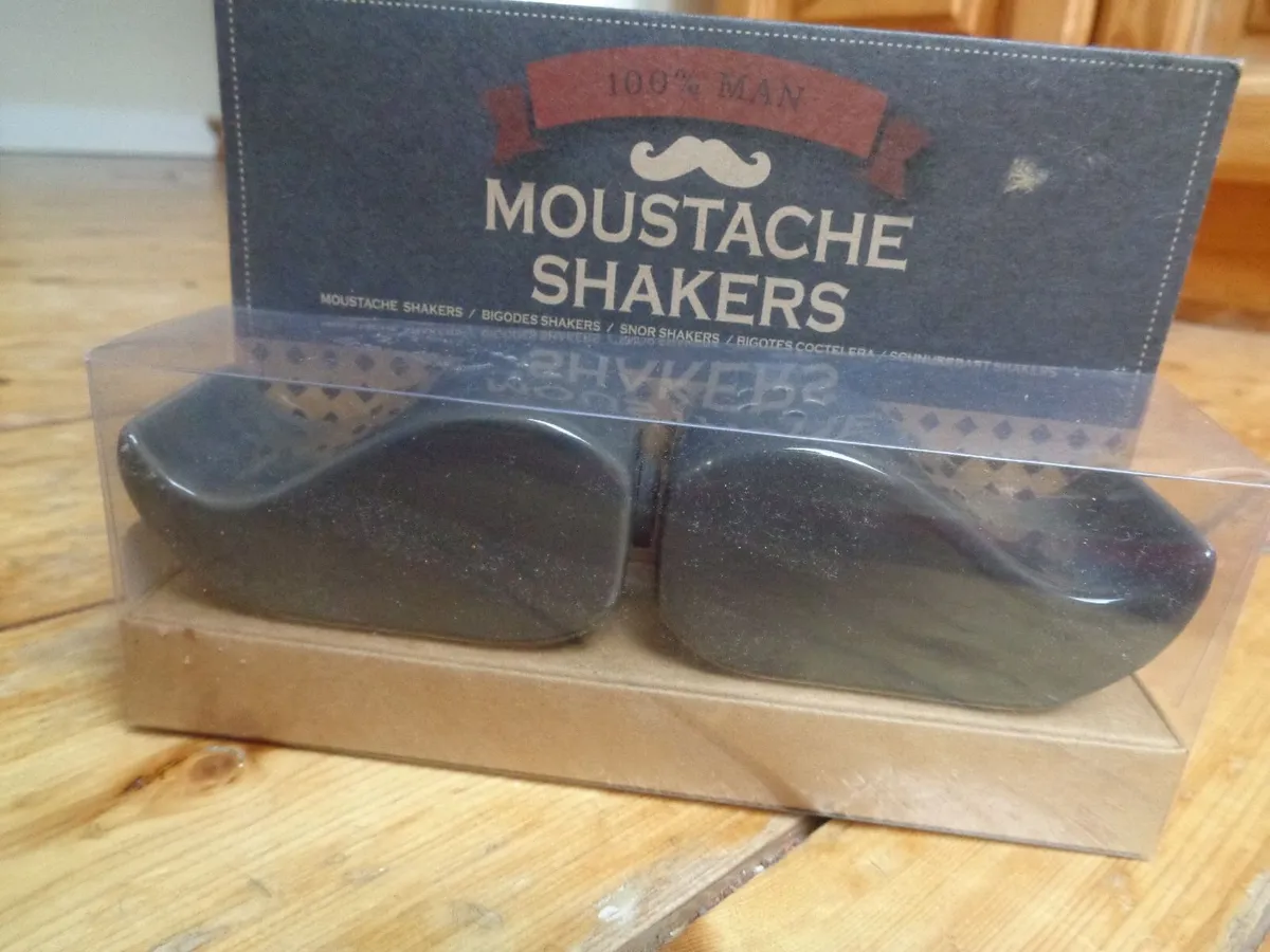 Moustache Salt & Pepper Shakers for Sale - Image 4