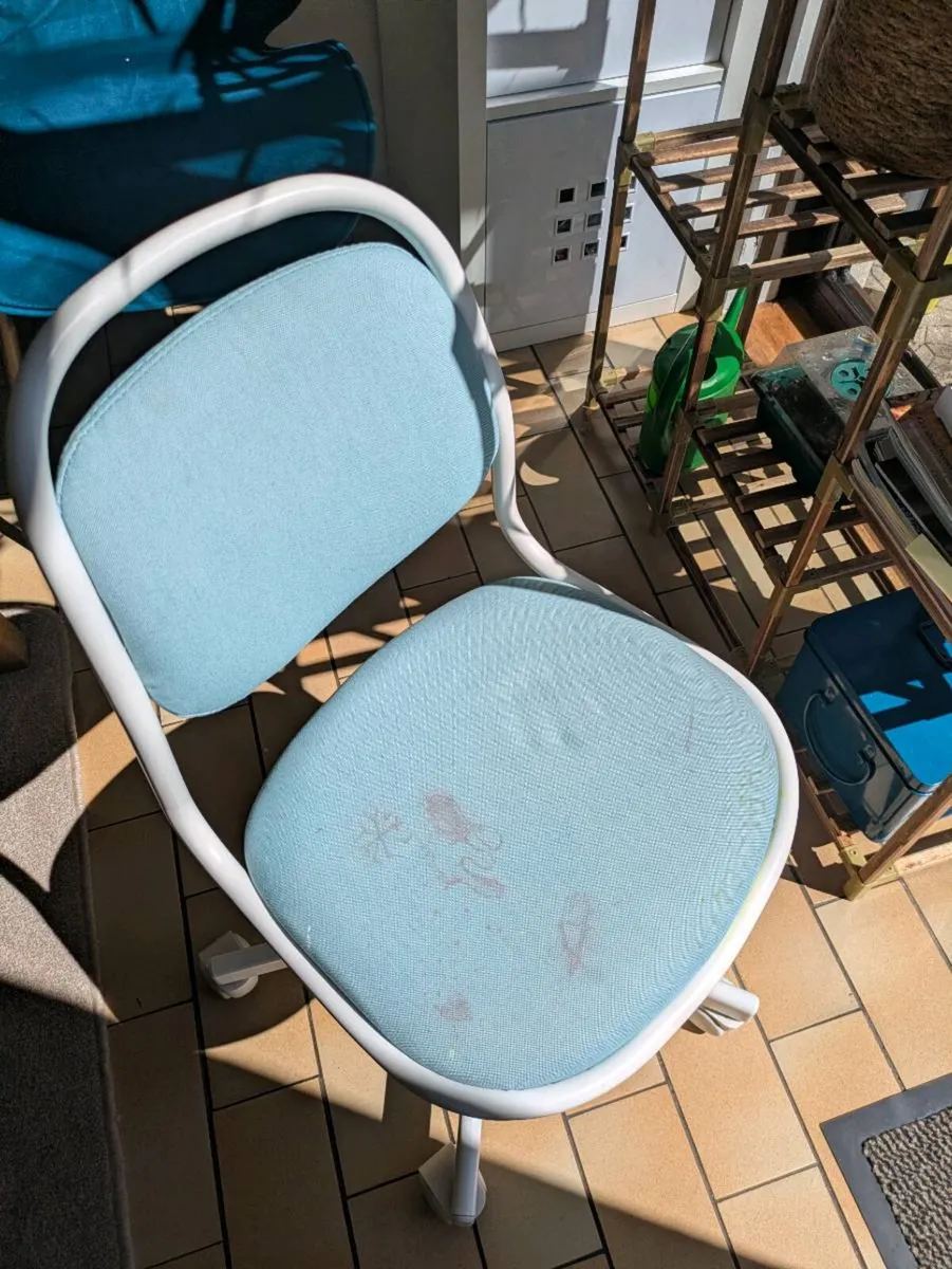 Kids IKEA ORFJALL Desk Chair Blue - Image 1