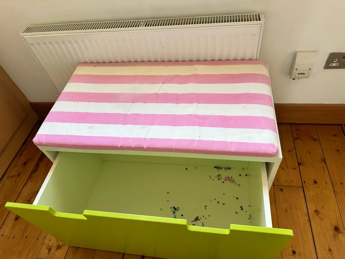 Kids/Girls IKEA Chest of 6 Drawers + Toy Box - Image 3