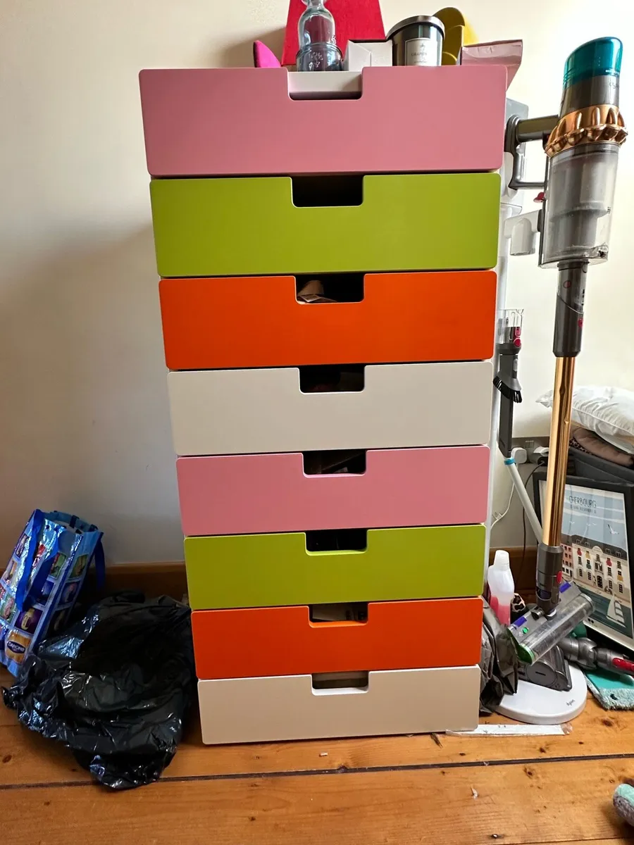 Kids/Girls IKEA Chest of 6 Drawers + Toy Box - Image 1