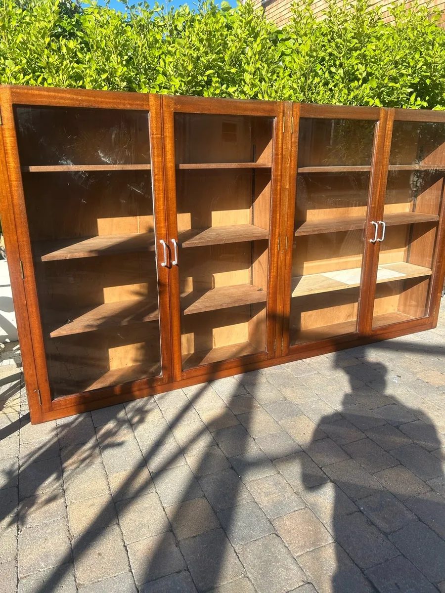 Antique shop cabinet 7ft 10 inches long - Image 1