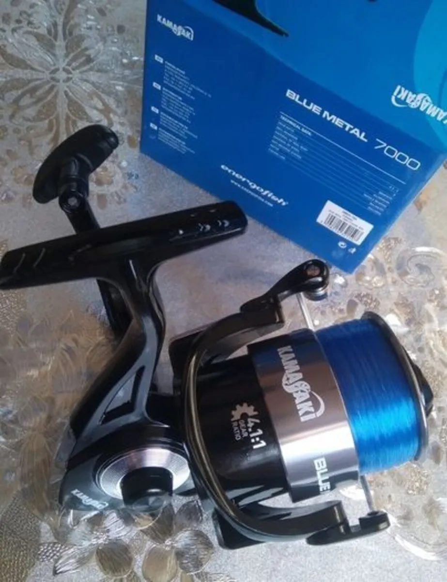 Fishing Kamasaki Blue Metal 7000 Reel - Image 1